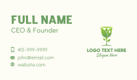 Green Tulip Tea Business Card Image Preview