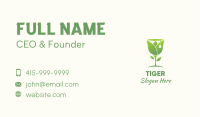 Green Tulip Tea Business Card Image Preview