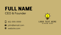 Vintage Bulb Fixture  Business Card Image Preview