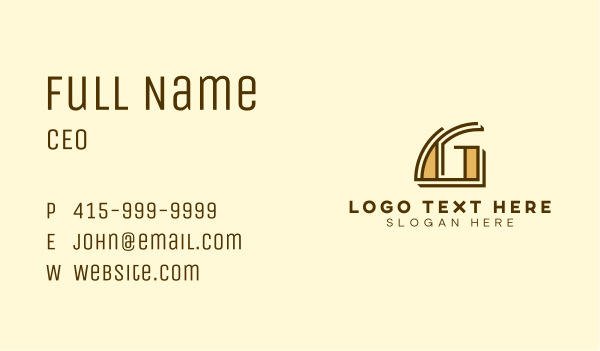 Art Deco Architecture Firm Business Card Design Image Preview