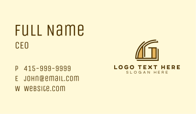 Art Deco Architecture Firm Business Card Image Preview
