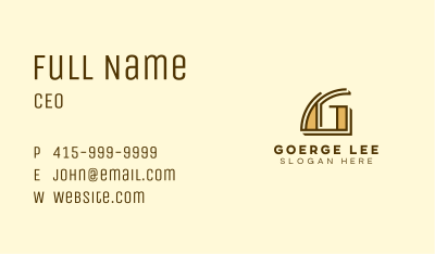 Art Deco Architecture Firm Business Card Image Preview