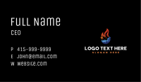 Heating Cooling HVAC Business Card Image Preview