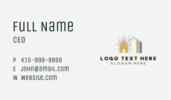 House Builder Architecture Business Card Design Image Preview