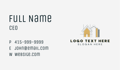 House Builder Architecture Business Card Image Preview