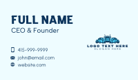 Truck Courier Logistics Business Card Preview