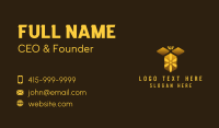 Honeycomb Flower Bee Business Card Preview