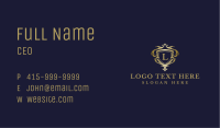 Premium Ornament Shield Business Card Image Preview