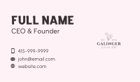Classy Flower Boutique Wordmark  Business Card Image Preview