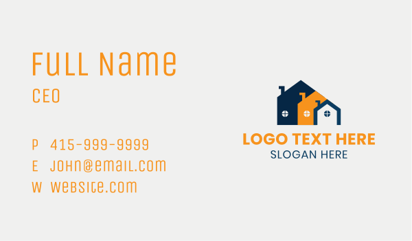 Village Town House Business Card Design Image Preview