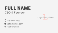 Signature Letter Company Business Card Preview