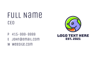 Nightingale Bird Circle Business Card Image Preview