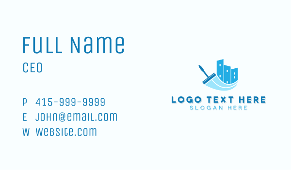 Wiper Cleaning Squeegee Business Card Design Image Preview