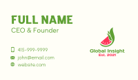 Watermelon Fruit Harvest  Business Card Image Preview