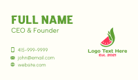 Watermelon Fruit Harvest  Business Card Image Preview