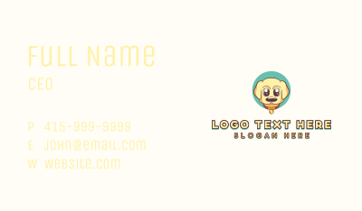 Puppy Dog Veterinarian Business Card Image Preview