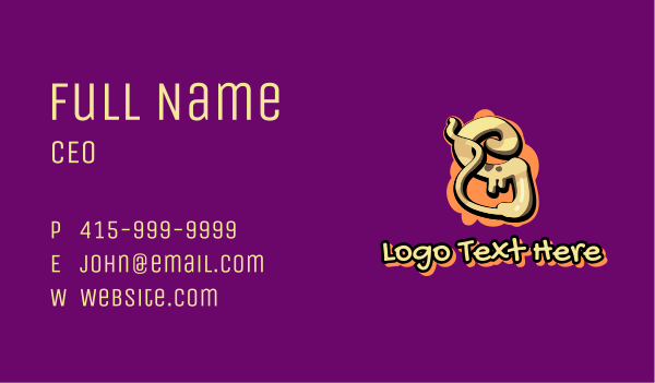 Graffiti Art Number 9 Business Card Design Image Preview