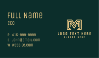 Diamond Asset Management Letter M Business Card Image Preview