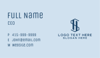 Industrial Tech Monogram Business Card Image Preview