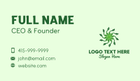 Leaf Sun Business Card Image Preview