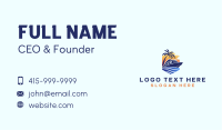 Beach Wave Cruise Business Card Image Preview