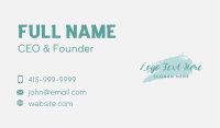 Stylish Beauty Business Wordmark Business Card Image Preview