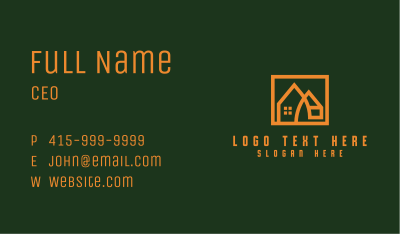 Modern House Property Business Card Image Preview