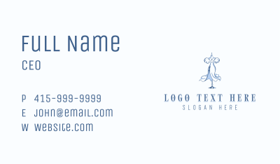 Wedding Dress Clothing Business Card Image Preview