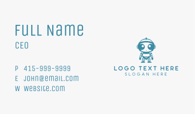 Robot Boy Toy Business Card Image Preview
