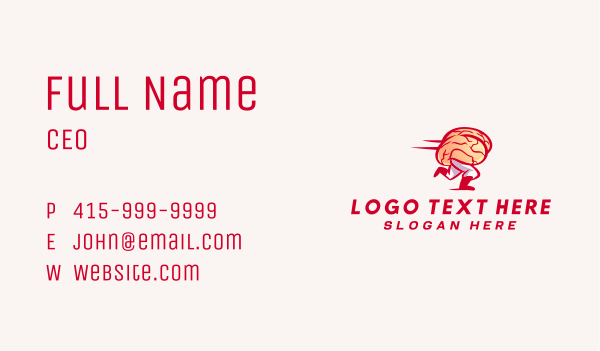 Mind Brain Pyschology Business Card Design Image Preview