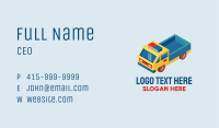3D Open Bed Truck Business Card Image Preview