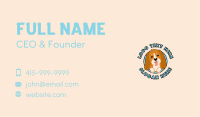 Cute Puppy Veterinarian Business Card Image Preview