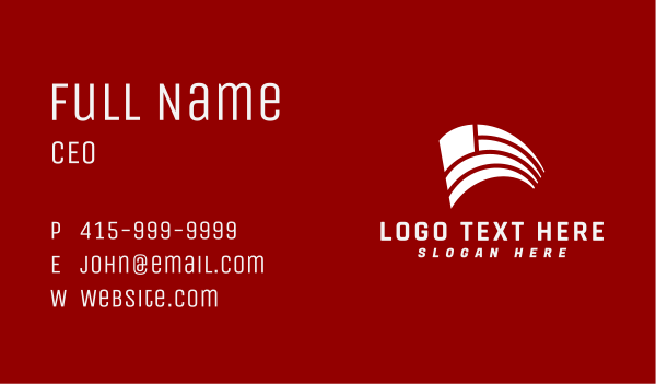 White American Flag Business Card Design Image Preview