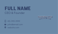 Blue Generic Business Business Card Image Preview