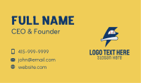 Lightning Baseball Team Business Card Image Preview
