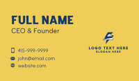 Lightning Baseball Team Business Card Image Preview