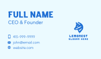 Blue Wolf Hunting Business Card Image Preview