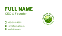 Lawn Mower Landscaping Business Card Design