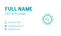 Natural Acupuncture Therapy  Business Card Design
