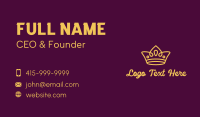 Glam Tiara Jewel Business Card Image Preview