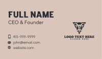 Triangle Cow Ranch Business Card Image Preview