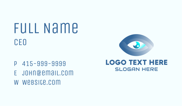 Digital Eye Cyber Technology  Business Card Design Image Preview