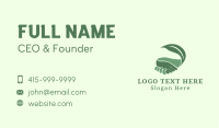 Garden Leaf Hand Business Card Design