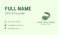 Garden Leaf Hand Business Card Image Preview