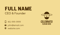 Bearded Hat Man  Business Card Image Preview