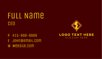 Lightning Bolt Power Business Card Image Preview