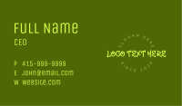 Urban Paint Art Wordmark Business Card Image Preview