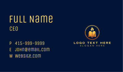 Flame Book Publishing  Business Card Image Preview