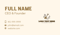 Shovel Landscaper Planting Business Card Preview