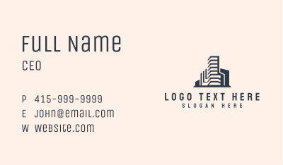 Real Estate Building Business Card Image Preview
